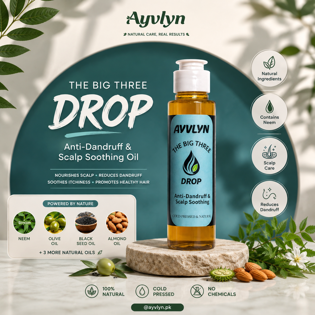 DROP - Anti-dandruff Hair Oil