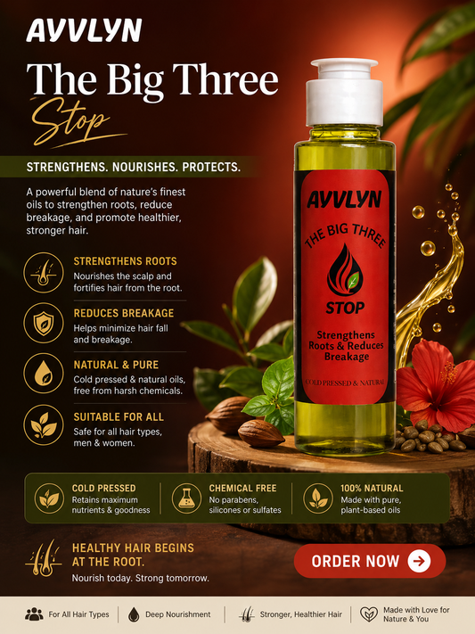 Stop - hair fall control oil by ayvlyn Ayvlyn.pk